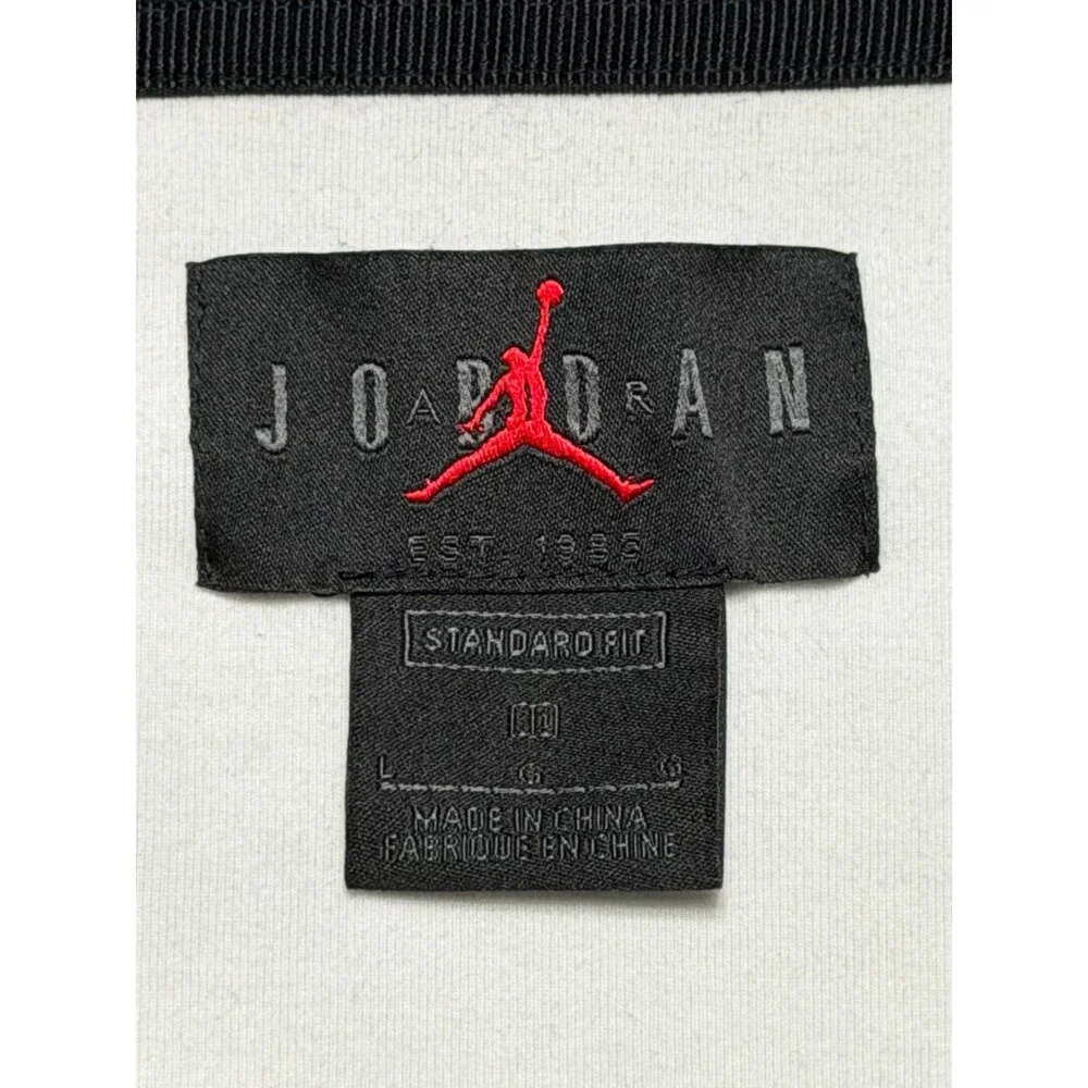 Air Jordan 23 Engineered Grid Printed 1/4 Zip Pullover Hoodie CU9148-100 Size L